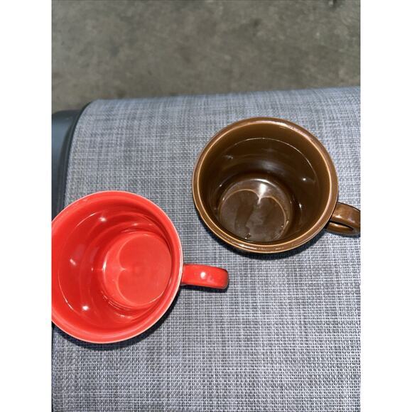 Fiesta Fiestaware (Lot of‎ 4) Ring Handle Mugs. No Nicks. Perfect HLC - Picture 8 of 12